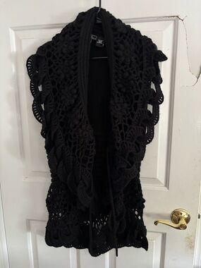 Vintage Lisa International Black Vest